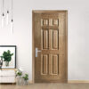 Cửa gỗ công nghiệp HDF Veneer KD.6A-TEAK