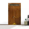 Cửa thép vân gỗ 2 cánh lệch KG-21.07.07A-1TK (1)