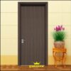 Cửa gỗ công nghiệp MDF phủ laminate KD.M1