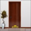 Cửa gỗ công nghiệp MDF phủ veneer KD.P1R2D