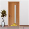 Cửa gỗ công nghiệp MDF phủ veneer KD.P1GLB