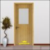 Cửa gỗ công nghiệp MDF phủ veneer KD.GLA
