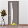 Cửa gỗ công nghiệp MDF phủ veneer KD.P1GLA