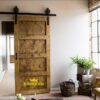 Cửa gỗ tự nhiên phong cách giả cổ