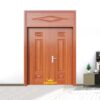 Cửa thép vân gỗ 2 cánh đều KG-22.03A.03A-1PT