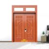 Cửa thép vân gỗ 2 cánh đều KG-22.01T.01T-2TK