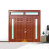 Cửa thép vân gỗ 4 cánh lệch KG-41.04.K-2TK