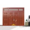 Cửa thép vân gỗ 4 cánh đều KG-42.01.04-3NC