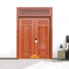 Cửa thép vân gỗ 2 cánh đều KG-22.01B.01B-1NC