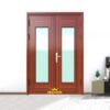 Cửa thép vân gỗ 2 cánh đều KG-22.K.K