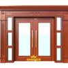 Cửa thép vân gỗ Luxury KLT-2VK