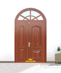 Cửa thép vân gỗ 2 cánh lệch KGV-21.07.07A