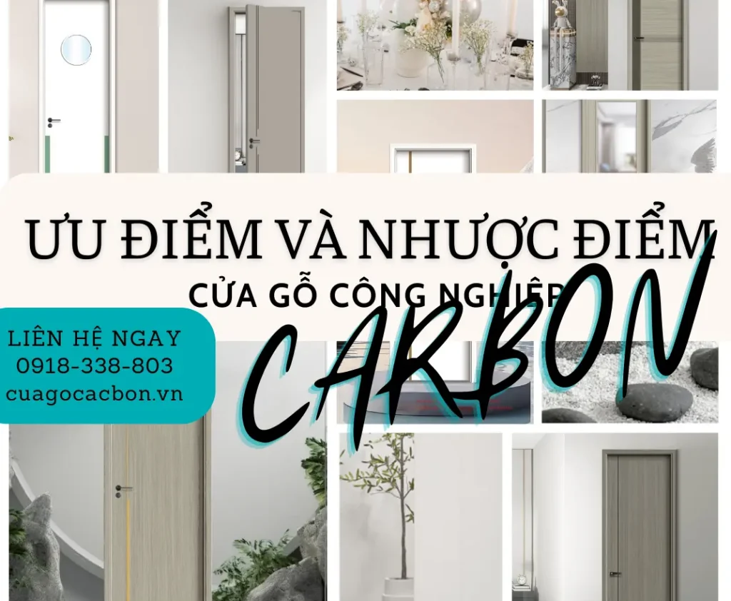 Ưu nhược điểm cửa gỗ Carbon