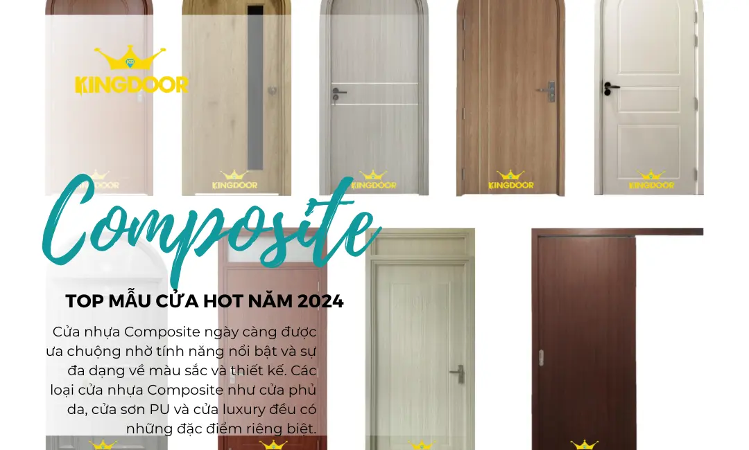 Top mẫu cửa nhựa Composite năm 2024