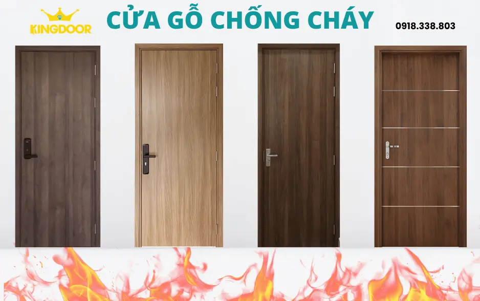 Cửa gỗ chống cháy chung cư