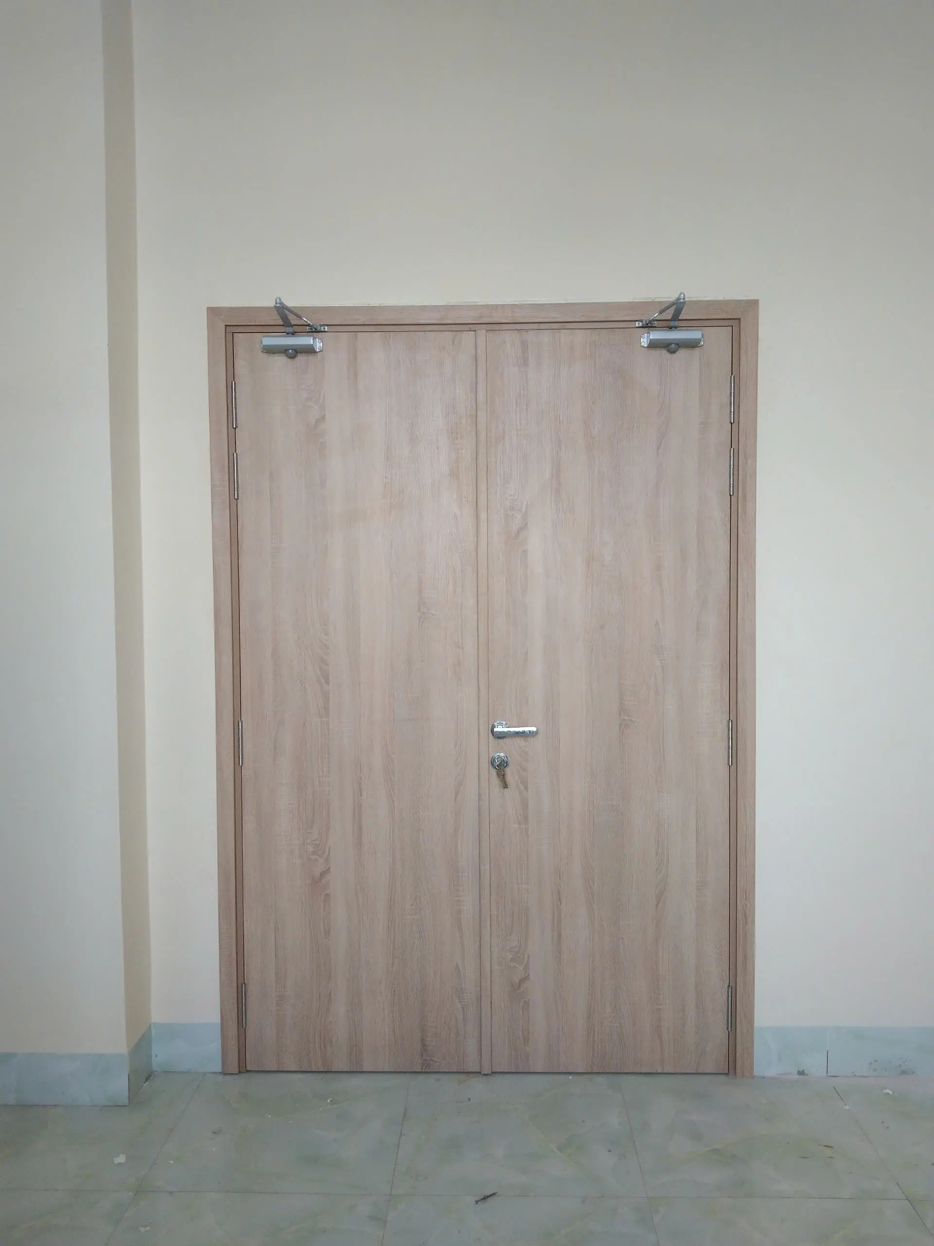 Cửa Gỗ Chống Cháy 2 Cánh Tại Bình Tân